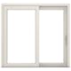Skjutdörr NorDan uPVC 2-Delad 3-Glas