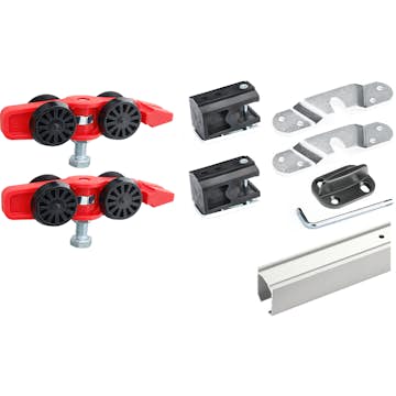 Skjutdörrsbeslag Habo K-60 Rollock 960 Komplett