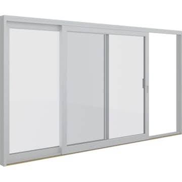 Skjutpartier Elitfönster Aluminium 2-delad