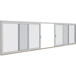 Skjutpartier Elitfönster Aluminium 4-delad