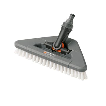 Skrubborste Gardena med Vinkelled