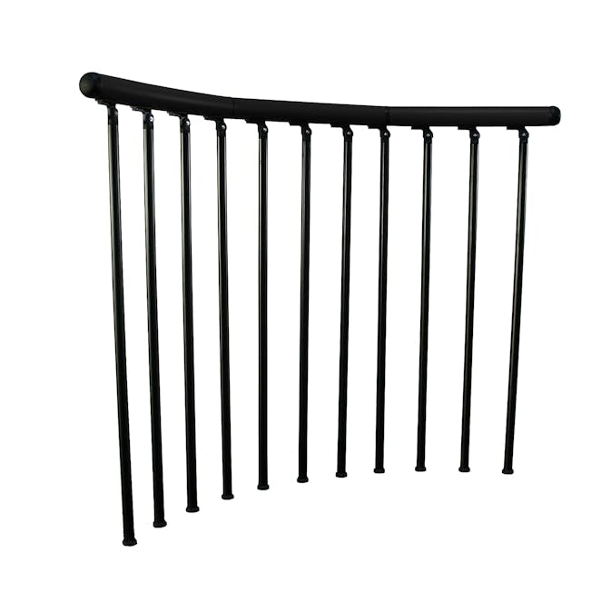 Skyddsräcke Byggera Euro Design/Paris Svart