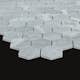 Mosaik Tenfors Marmor Heagon Light Grey 5x5 cm