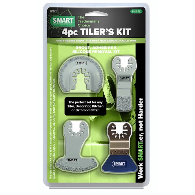 Sågblad Multiverktyg SMART Trade Multiblad för Plattsättare 4-pack