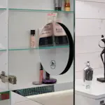 Sminkspegel DuoBad Rund