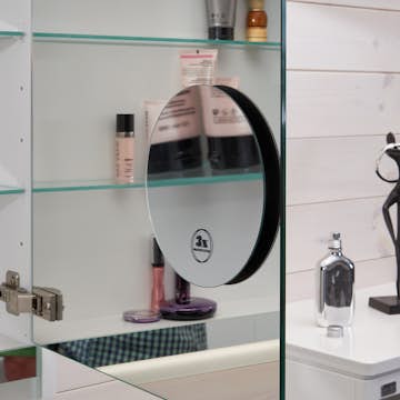 Sminkspegel DuoBad Rund