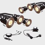 Däckpaket Heissner Smart Light 6 st Däcksbelysning Transformator Wi-Fi RGB-kontroll