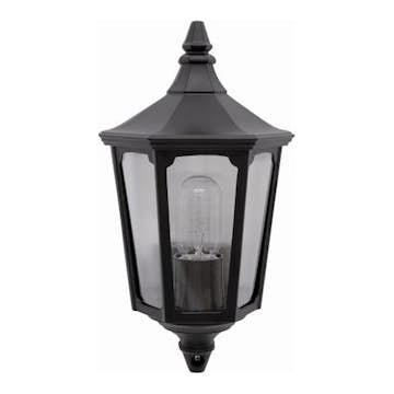 Lykta Malmbergs Smögen Svart 15W PC-glas