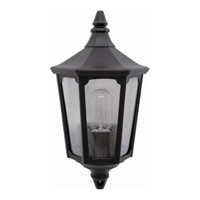 Lykta Malmbergs Smögen Svart 15W PC-glas