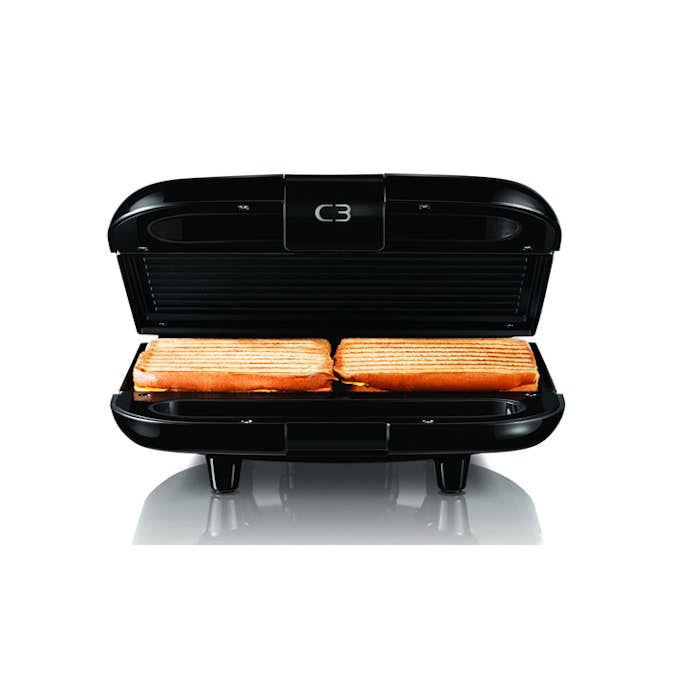 Smörgåsgrill C3 Chiabatta 2 Svart
