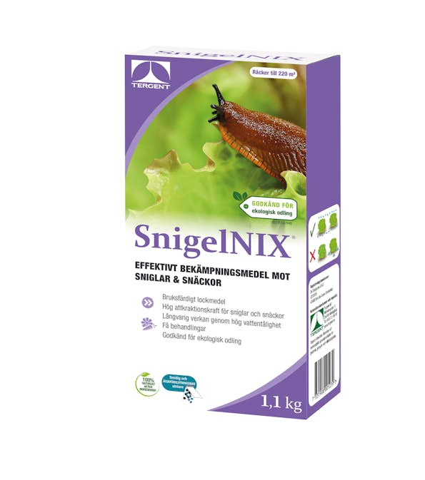 Snigelbekämpning Tergent SnigelNIX 1,1 kg