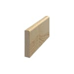 Smyglist Grimslöv Trä List 8x43 mm Obehandlad