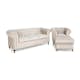 Soffgrupp Manor House Chesterfield Deluxe Sammet Grupp 2