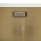 Enkelvask Strand Stainless SOLID med clips PVD Gold