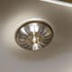 Enkelvask Strand Stainless SOLID med clips PVD Gold