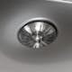 Enkelvask Strand Stainless SOLID med clips PVD Gun Metal