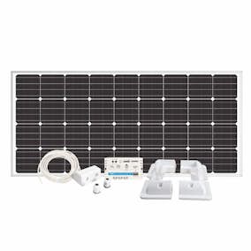 Solpanelspaket Sunwind 160 W Husvagn och Husbil Hörn