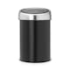Soptunna Brabantia Touch Bin 3 L Brilliant Steel