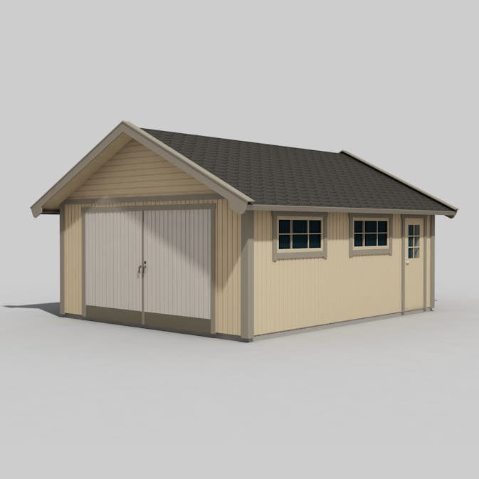 Garage Trähuset Sorunda 30 m2