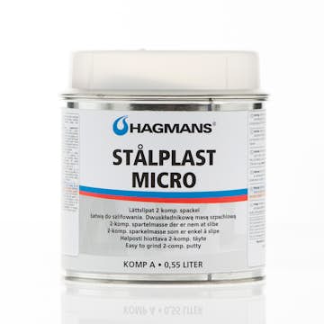 Spackel Hagmans Stålplast Micro