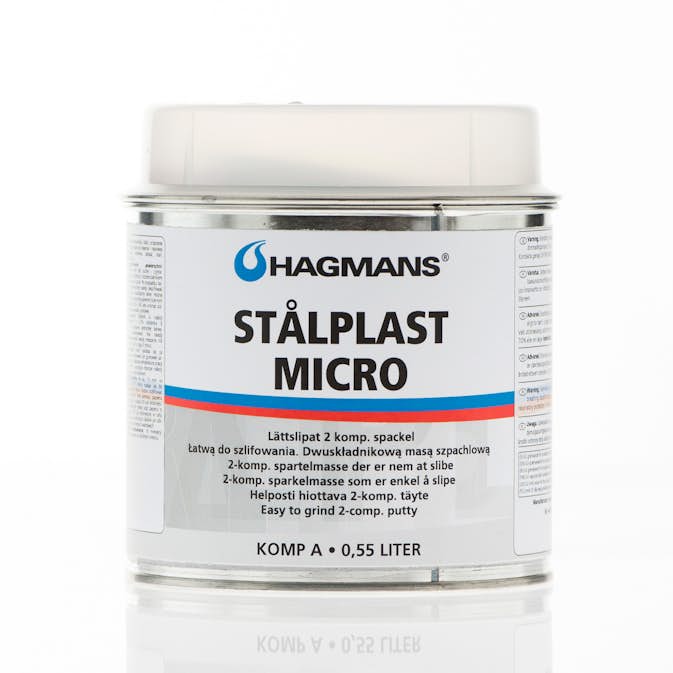 Spackel Hagmans Stålplast Micro