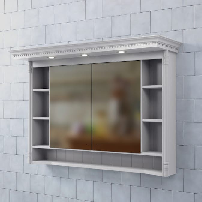 Spegelskåp Björbo Badrum Valhall med Belysning