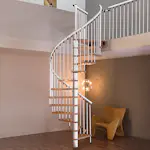 Spiraltrappa Byggera Euro Design Vit