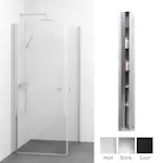 Duschpaket Macro Design Spirit Duschhörn Rak med Sky Duschhylla