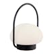 Lampa Nordlux Sponge To Go Svart/Vit