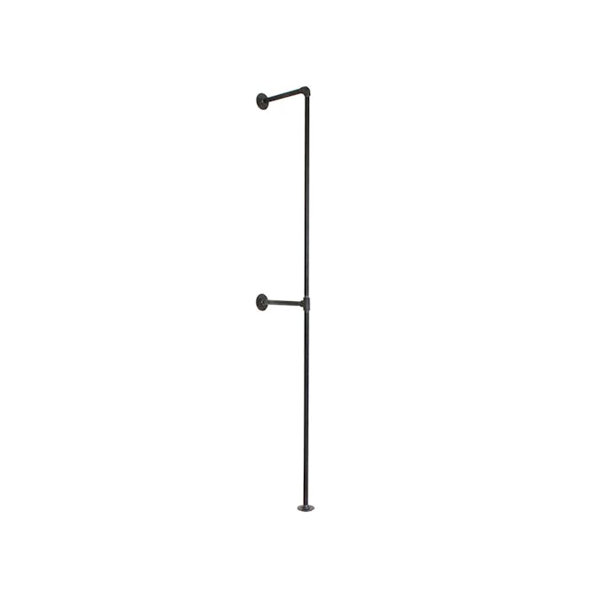 Klädställning Simpel Racks Long Island City Väggmonterad Dubbel 210 cm