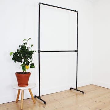 Klädställning Simple Racks Soho Fristående Dubbel