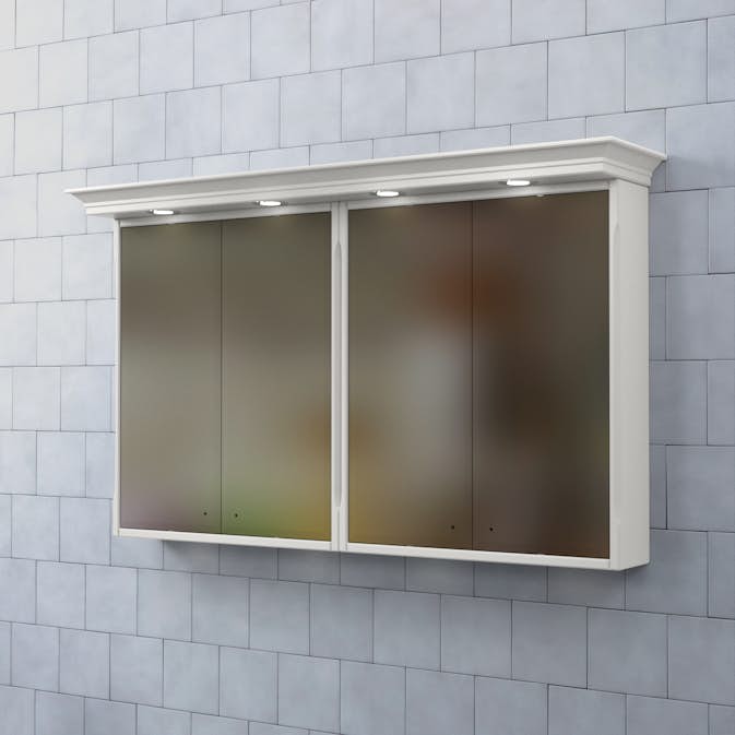 Spegelskåp Björbo Badrum Saga med Belysning 130