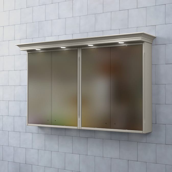 Spegelskåp Björbo Badrum Saga med Belysning 130