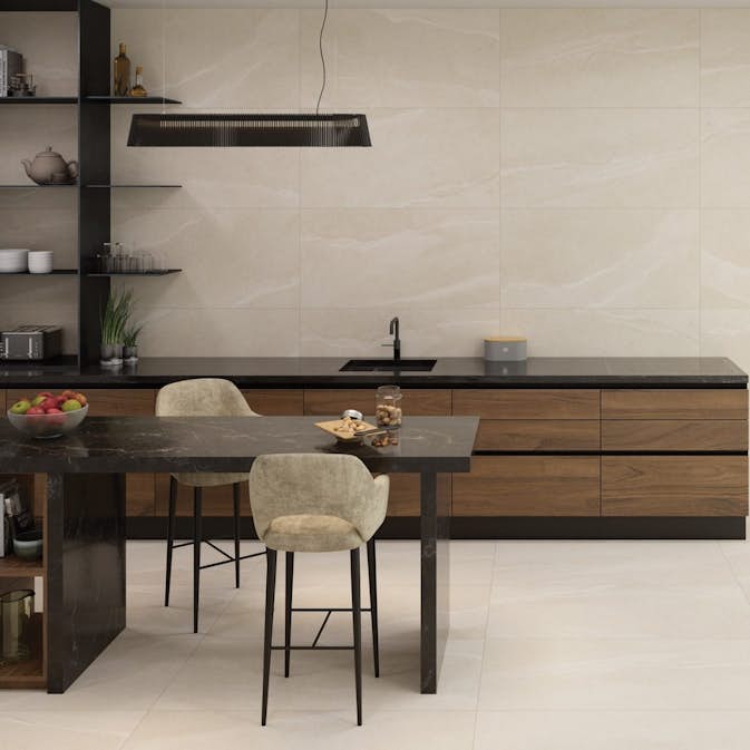 Klinker Austral Ivory Marmor Matt 120x120 cm