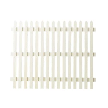 Staket PLUS Skagen Lyx 150x120 cm Vit