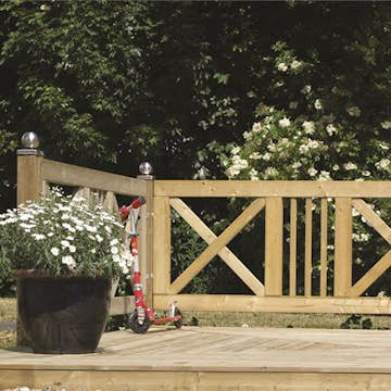 Staket PLUS Slot 180x75 cm Natur