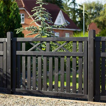 Staket PLUS Vinesse 150x96 cm Svart