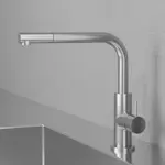 Köksblandare Scandtap Steel Accent 90