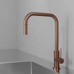 Köksblandare Scandtap Steel Accent Square med Utdragbar Pip