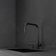 Köksblandare Scandtap Steel Accent Square med Utdragbar Pip