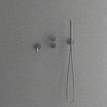 Badkarsblandare Scandtap Steel Harmonized 4 för Inbyggnad