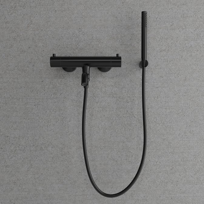 Badkarsblandare Scandtap Steel Pleasure 4 med Handdusch