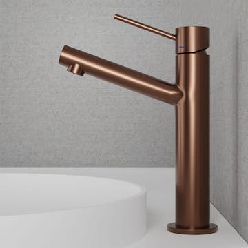 Tvättställsblandare Scandtap Steel Vector Medium