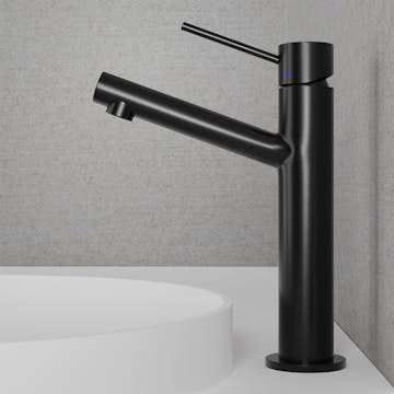 Tvättställsblandare Scandtap Steel Vector Medium