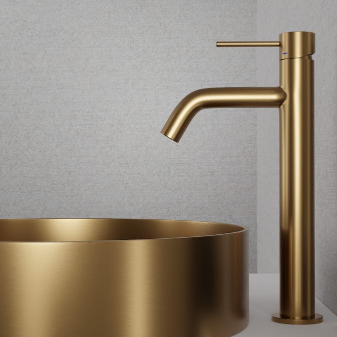 Tvättställsblandare Scandtap Steel Voyage High