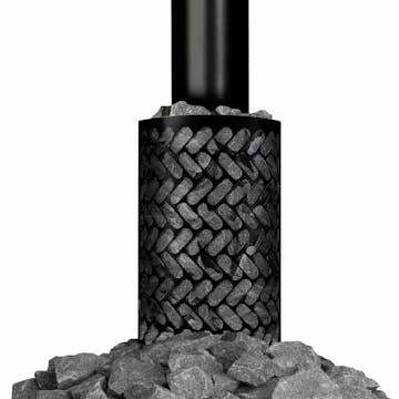 Stenkorg Narvi Runt Rör