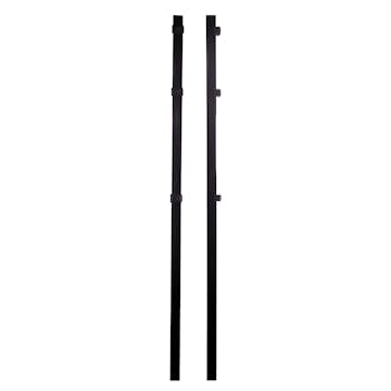 Stolpe NSH till Panelstängsel 40x40 mm Svart