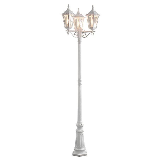 Stolplykta Gnosjö Konstsmide Firenze 3-arm E27 med Stolpe