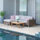 Divansoffgrupp LifestyleGarden Bahamas Vänster Utomhus