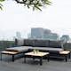 Loungegrupp LifestyleGarden Portals Dark Utomhus